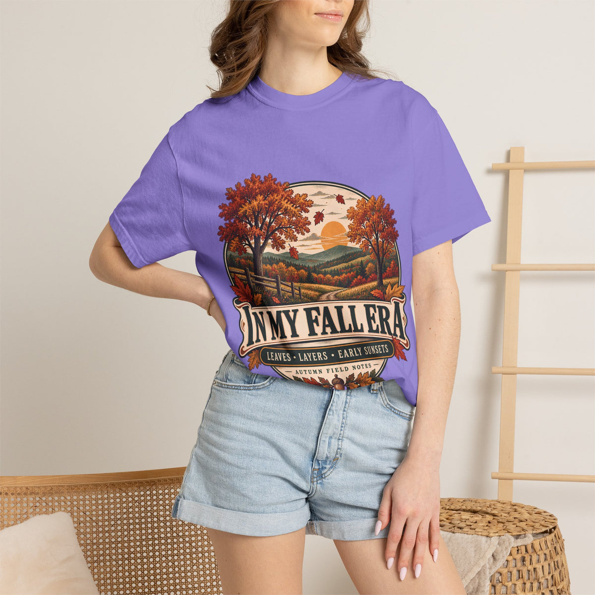 In My Fall Era Autumn Comfort Colors Graphic T-Shirt