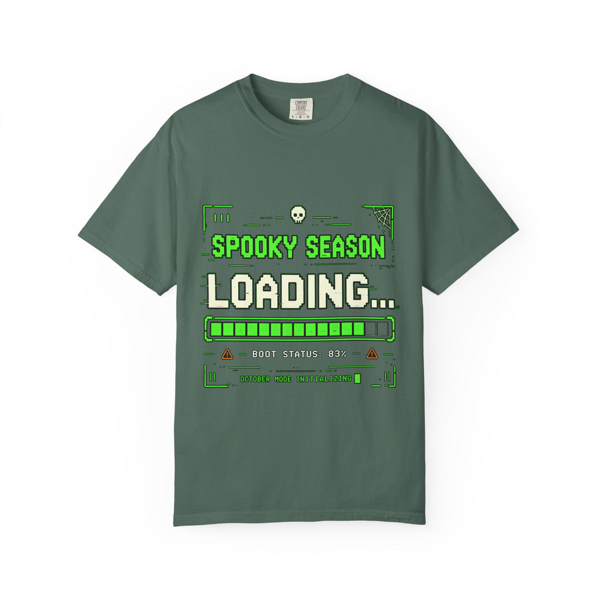 Spooky Season Loading Gamer Halloween Comfort Colors Tee