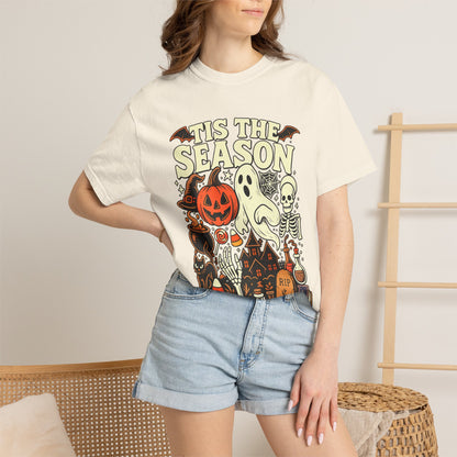 Tis the Season Spooky Halloween Comfort Colors Graphic Tee