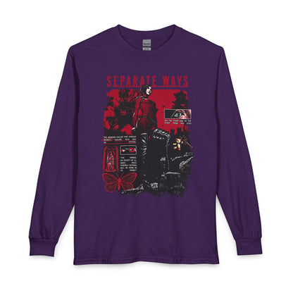 Separate Ways Survival Horror Gildan Heavy Cotton Long Sleeve Tee