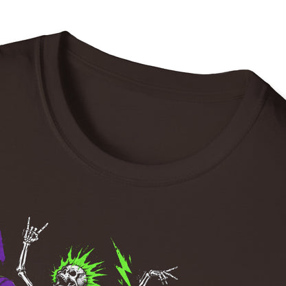 90s Skateboarding Skeleton Dance Crew T-Shirt