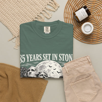 85 Years Set in Stone Mount Rushmore Comfort Colors Tee
