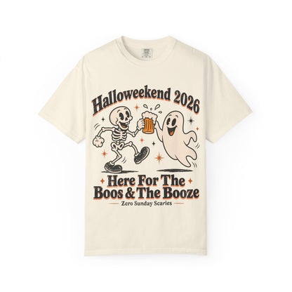 Halloweekend 2026 Boos & Booze Comfort Colors Tee