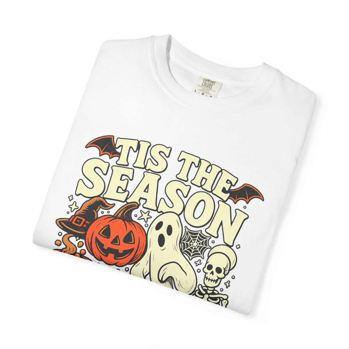 Tis the Season Spooky Halloween Comfort Colors Graphic Tee