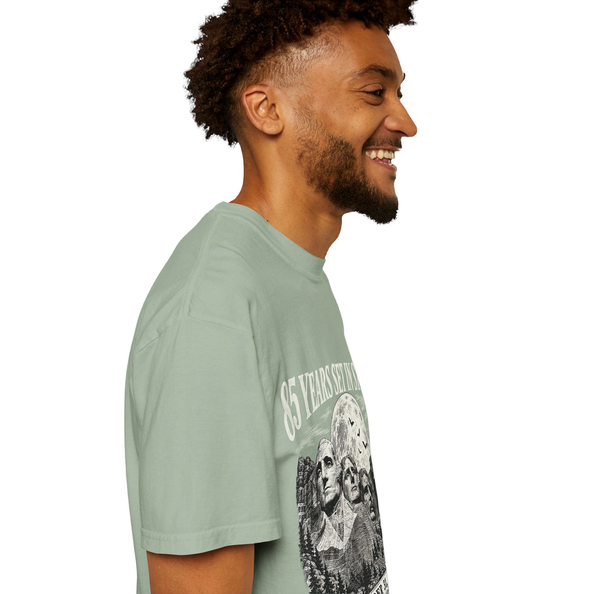 85 Years Set in Stone Mount Rushmore Comfort Colors Tee