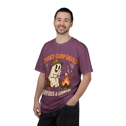 Spooky Camp Squad Campfires & Cobwebs Comfort Colors Tee