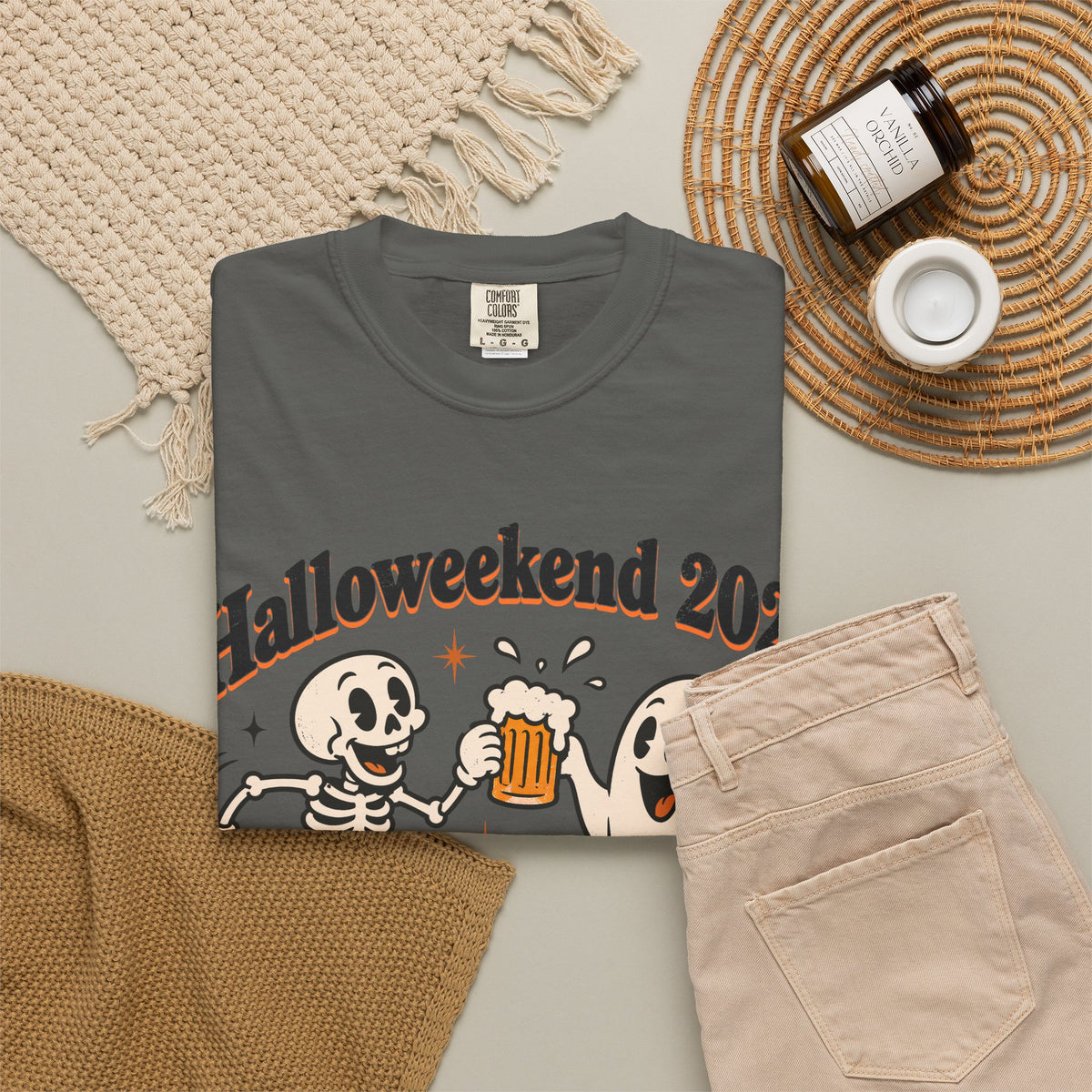 Halloweekend 2026 Boos & Booze Comfort Colors Tee