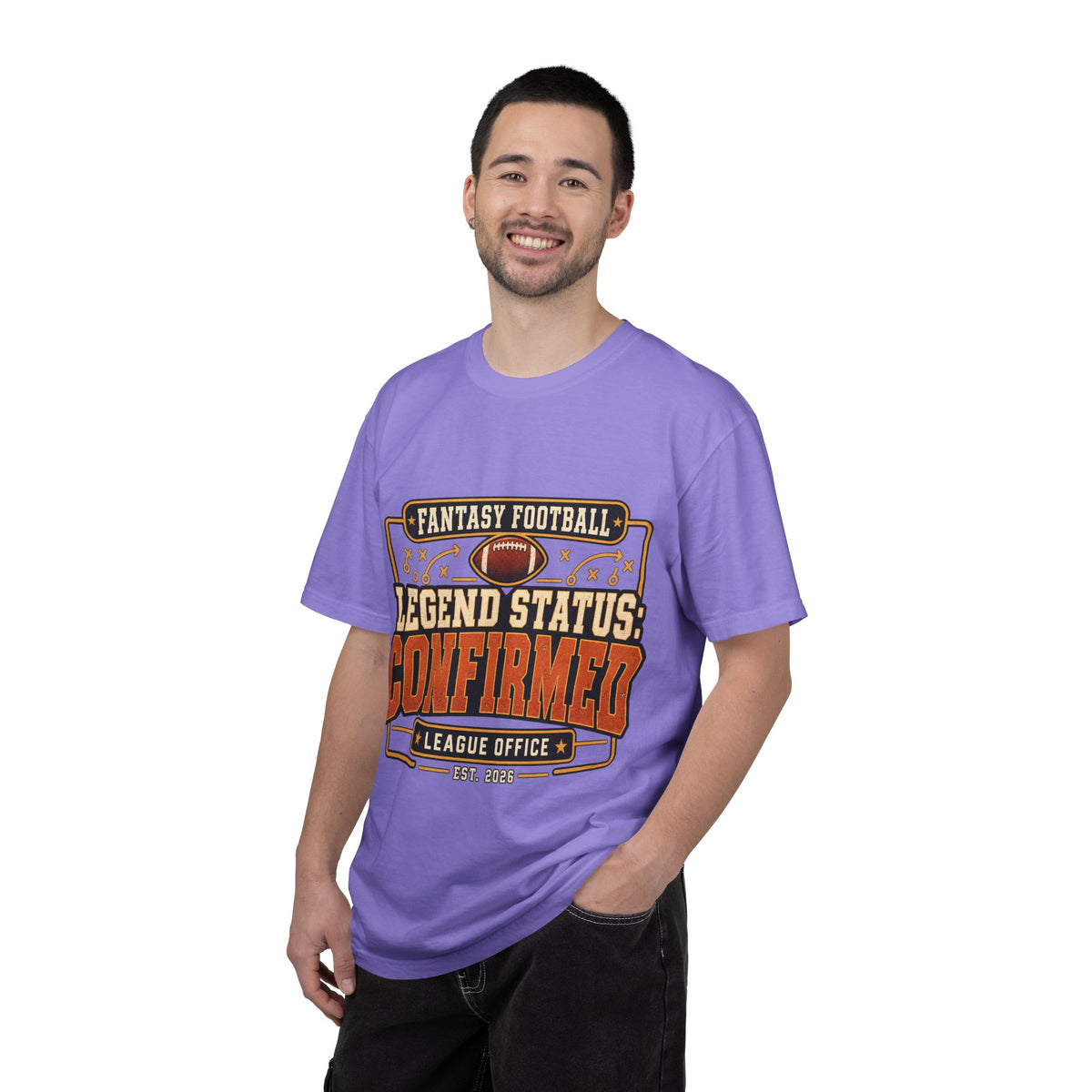 Fantasy Football Legend Status Confirmed Comfort Colors Tee