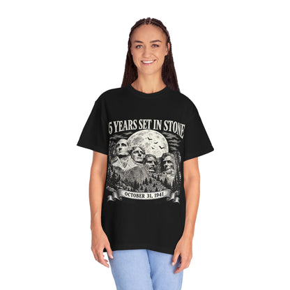 85 Years Set in Stone Mount Rushmore Comfort Colors Tee