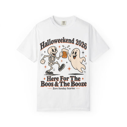 Halloweekend 2026 Boos & Booze Comfort Colors Tee