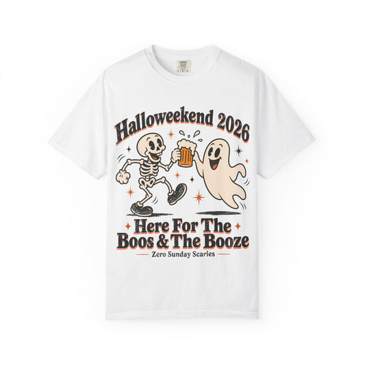 Halloweekend 2026 Boos & Booze Comfort Colors Tee