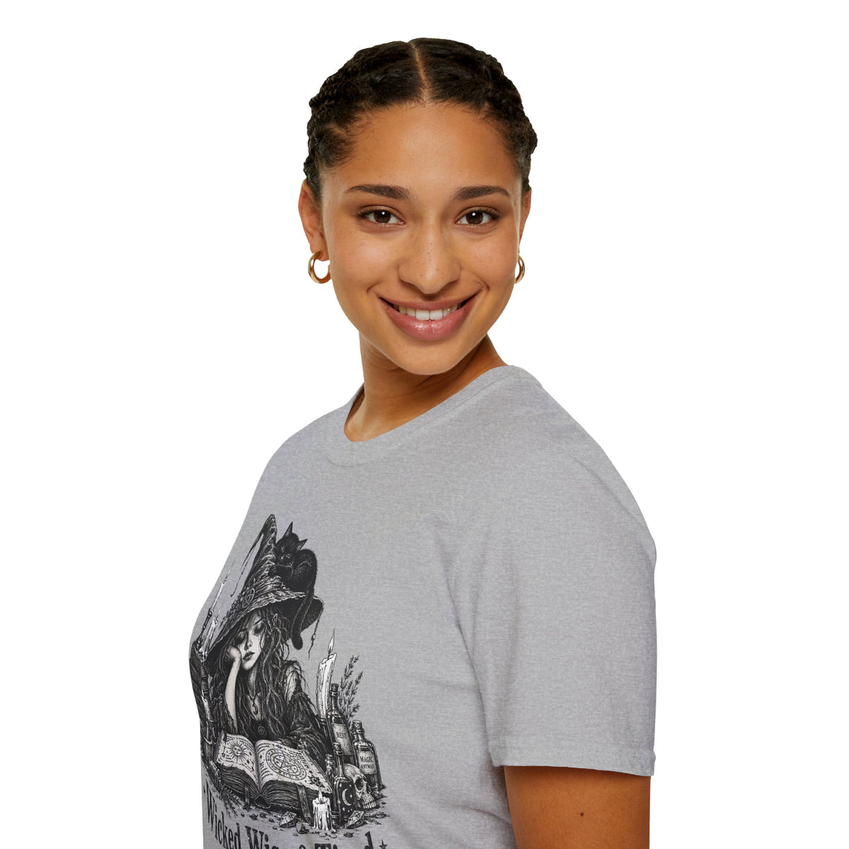 Wicked Wise & Tired Funny Exhausted Witch Mom T-Shirt