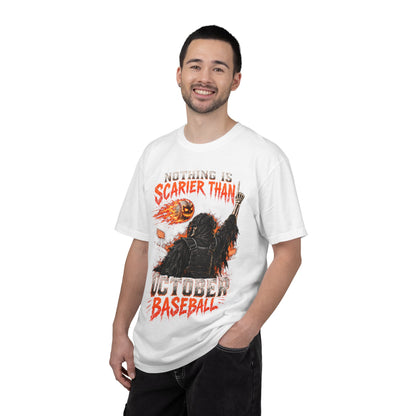 October Baseball Halloween Comfort Colors Graphic T-Shirt