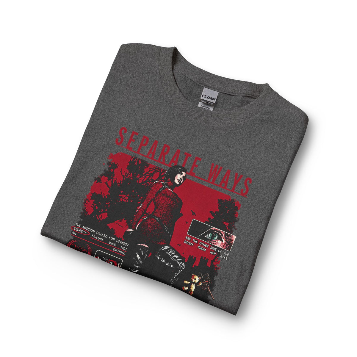 Separate Ways Survival Horror Gildan Heavy Cotton Long Sleeve Tee