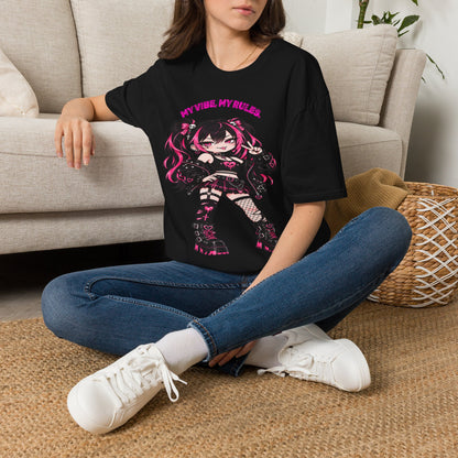 My Vibe, My Rules Anime Chibi Graphic Tee