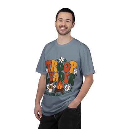Troop Leader Coffee Campfires Chaos Comfort Colors Tee