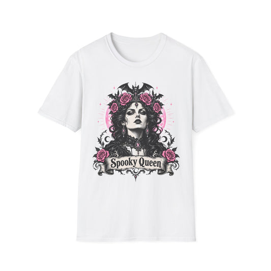 Pink Spooky Queen Pastel Gothic Glamour Witch T-Shirt