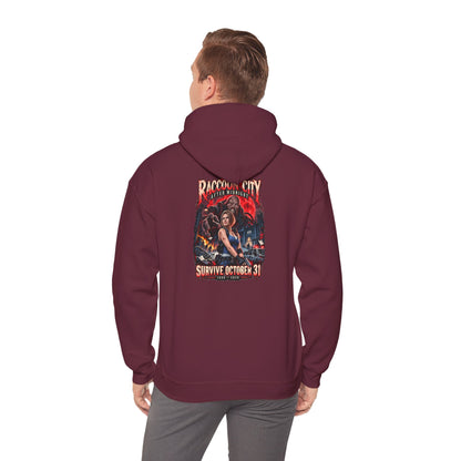 Raccoon City After Midnight Halloween Gildan 18500 Hoodie