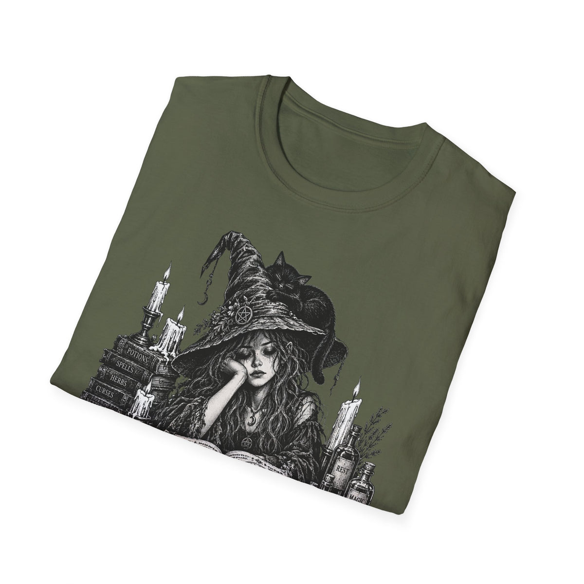 Wicked Wise & Tired Funny Exhausted Witch Mom T-Shirt