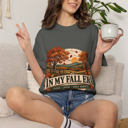 In My Fall Era Autumn Comfort Colors Graphic T-Shirt