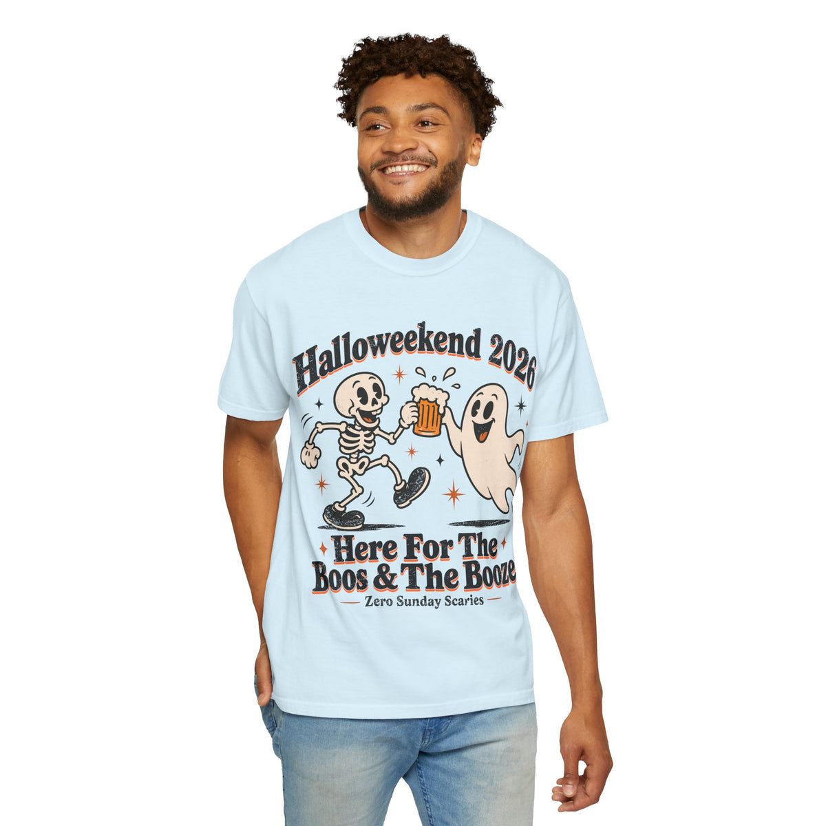 Halloweekend 2026 Boos & Booze Comfort Colors Tee