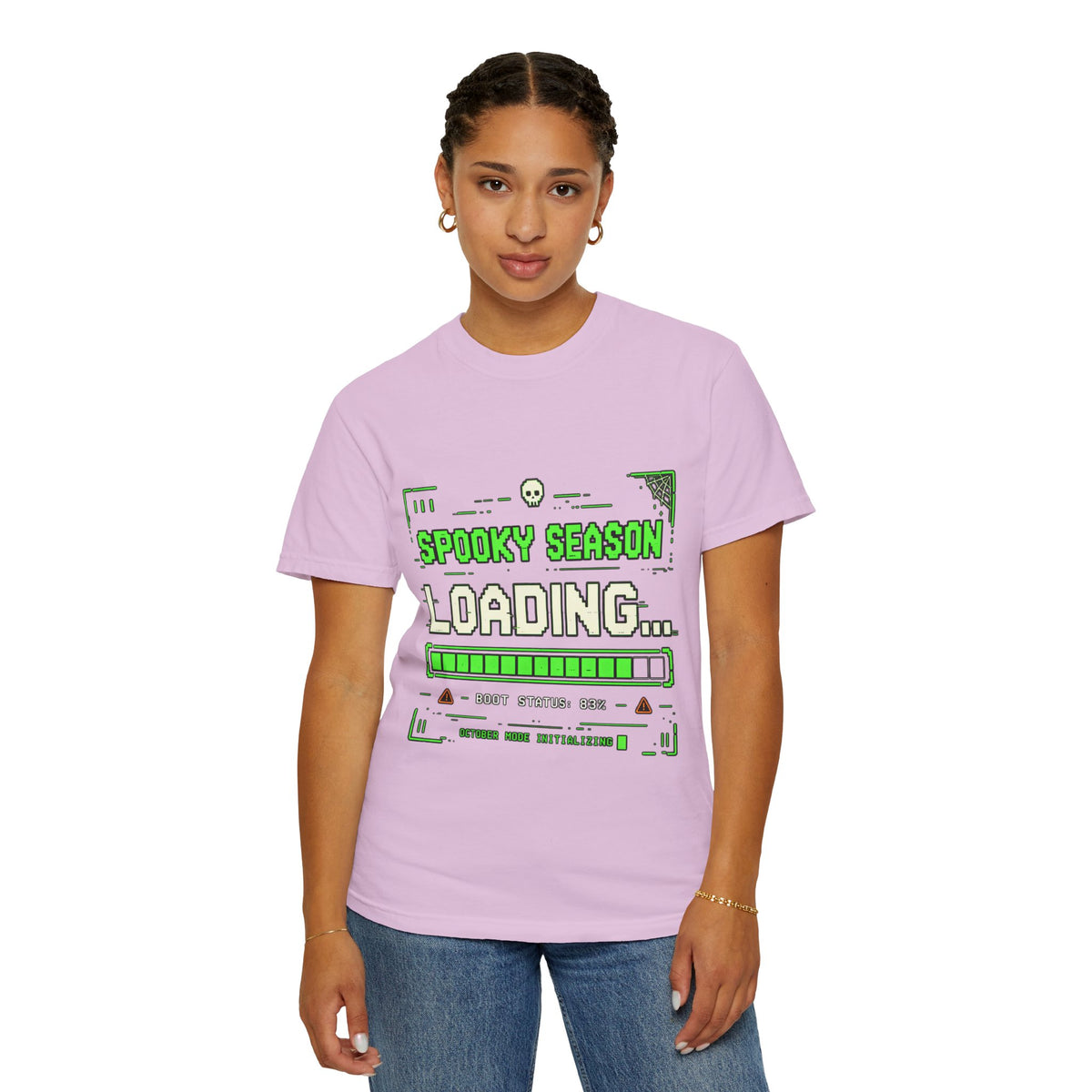 Spooky Season Loading Gamer Halloween Comfort Colors Tee