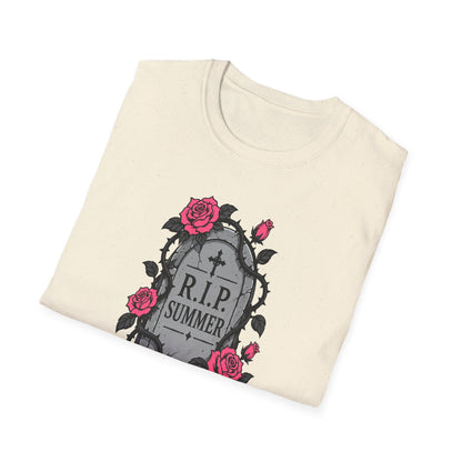 RIP Summer I'm Too Spooky For This Heat Shirt – Gothic Fall Halloween Tee