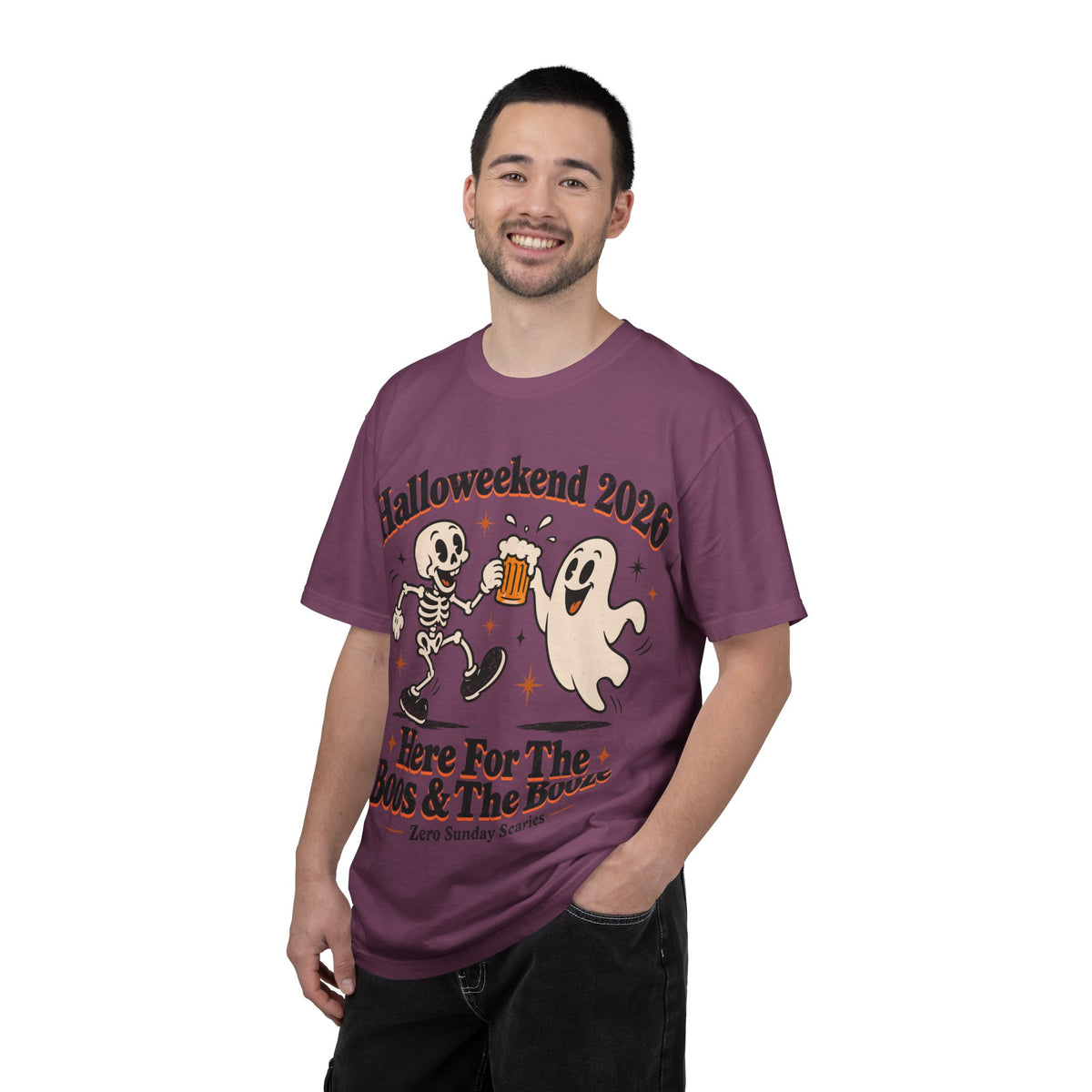 Halloweekend 2026 Boos & Booze Comfort Colors Tee