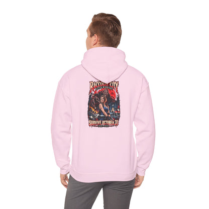 Raccoon City After Midnight Halloween Gildan 18500 Hoodie