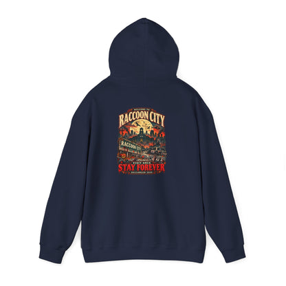Welcome to Raccoon City Halloween 2026 Gildan 18500 Hoodie