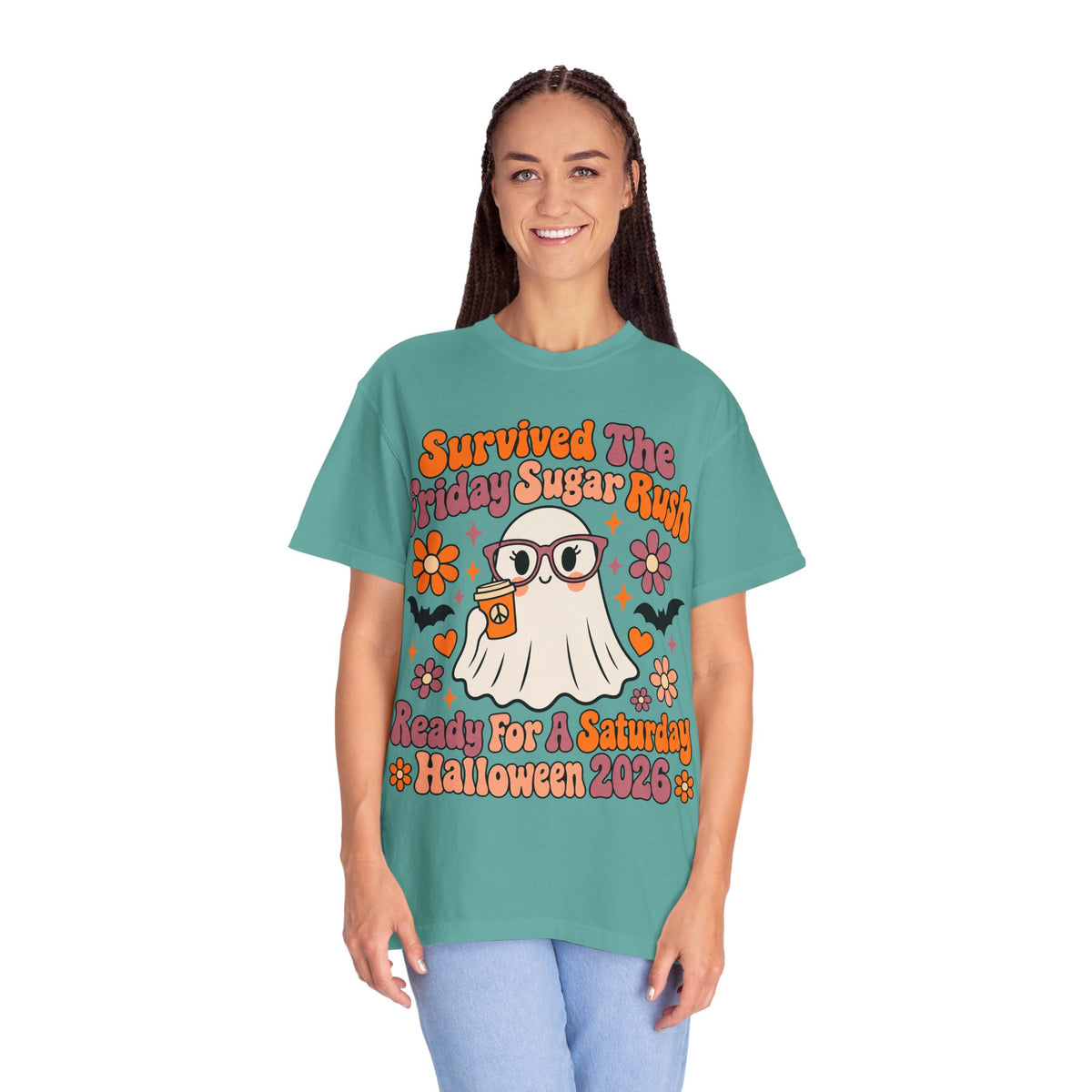 Friday Sugar Rush Halloween 2026 Comfort Colors Tee