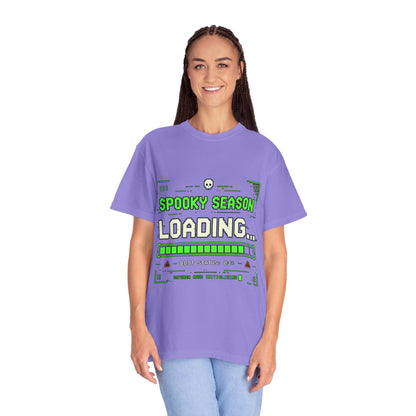 Spooky Season Loading Gamer Halloween Comfort Colors Tee