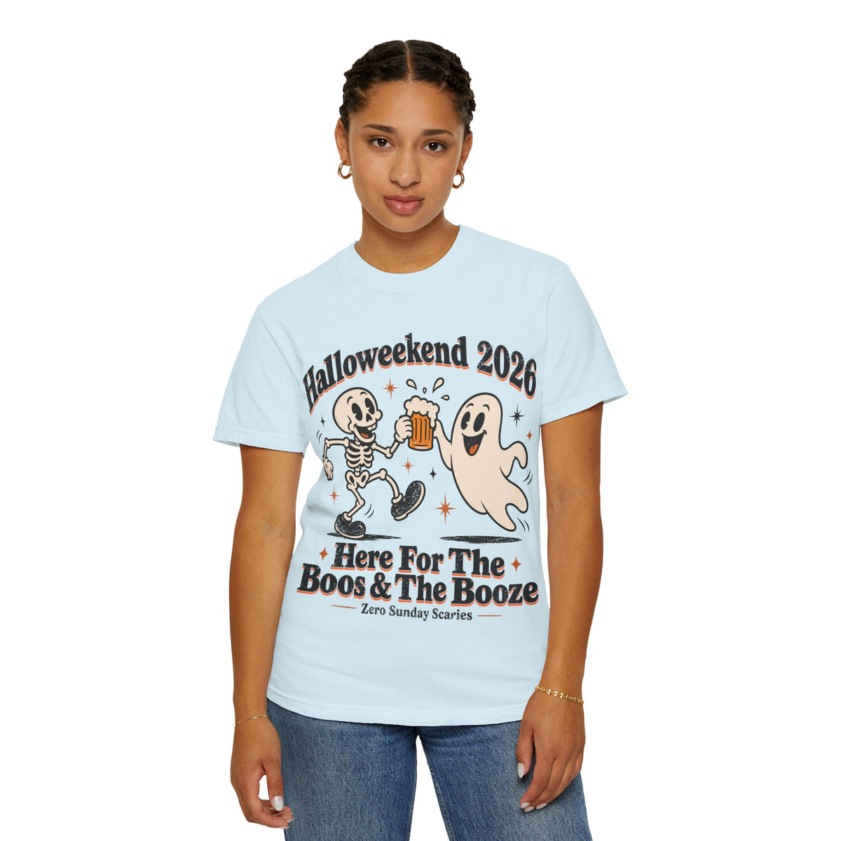 Halloweekend 2026 Boos & Booze Comfort Colors Tee