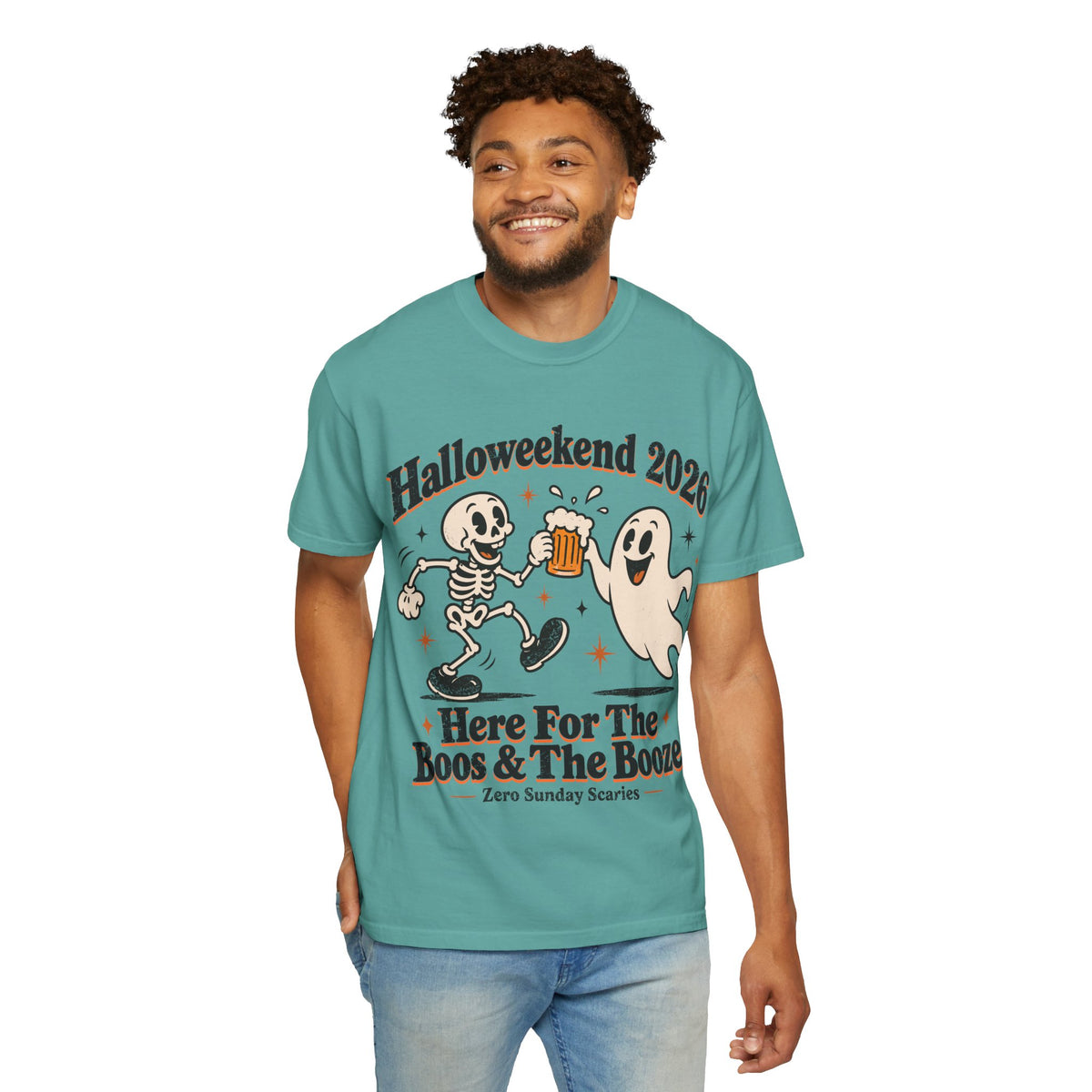 Halloweekend 2026 Boos & Booze Comfort Colors Tee