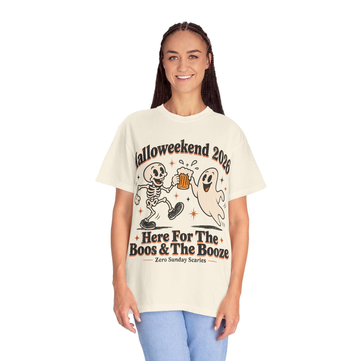 Halloweekend 2026 Boos & Booze Comfort Colors Tee