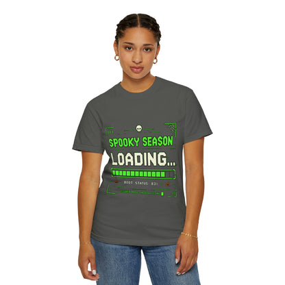 Spooky Season Loading Gamer Halloween Comfort Colors Tee