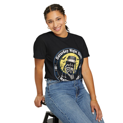 Saturday Night Shift Halloween 2026 Comfort Colors Tee