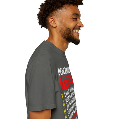 Dear Racists in America Anti-Racism Comfort Colors Tee