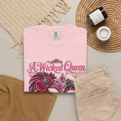 Personalized Wicked Queen October Birthday Comfort Colors Tee