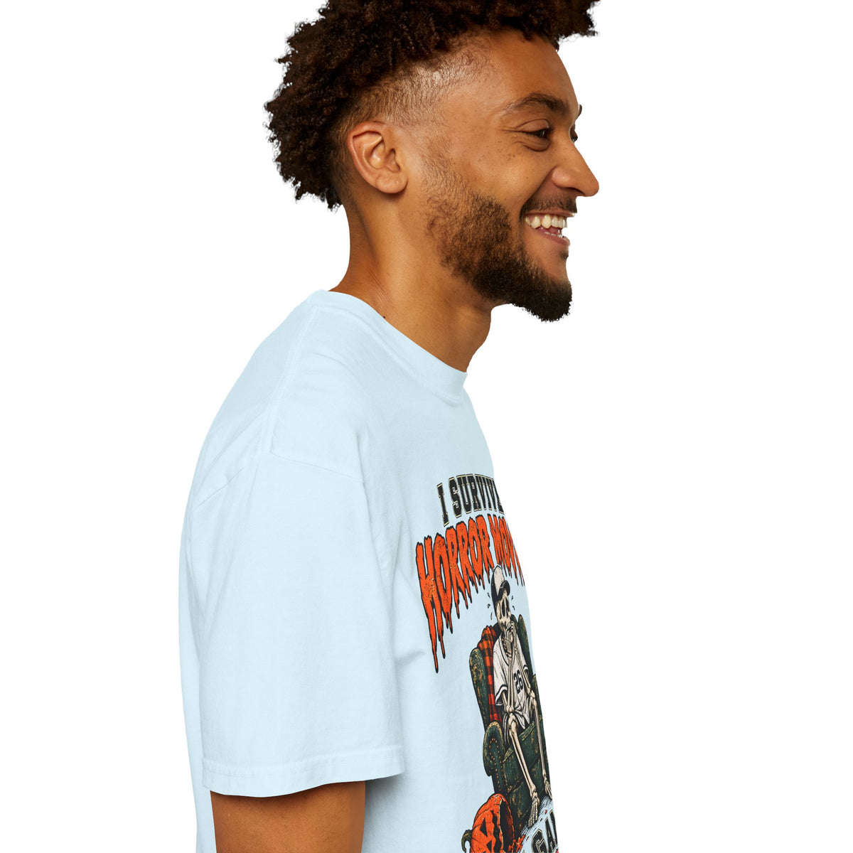 Horror Movies Game 7 Baseball Comfort Colors T-Shirt