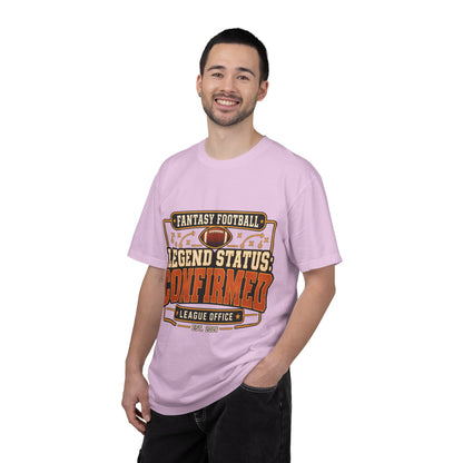 Fantasy Football Legend Status Confirmed Comfort Colors Tee