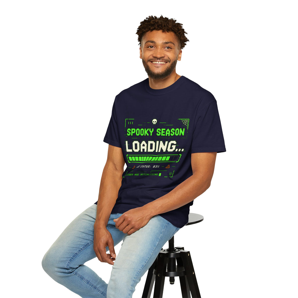 Spooky Season Loading Gamer Halloween Comfort Colors Tee