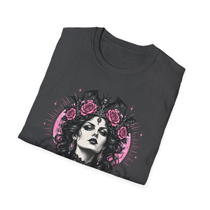 Pink Spooky Queen Pastel Gothic Glamour Witch T-Shirt