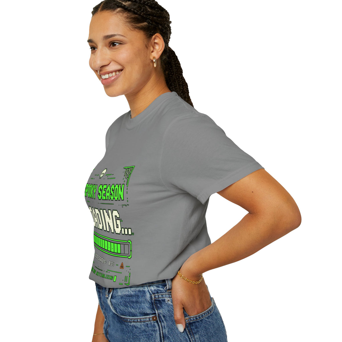 Spooky Season Loading Gamer Halloween Comfort Colors Tee