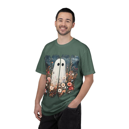 Floral Ghost Wildflower Halloween Comfort Colors T-Shirt