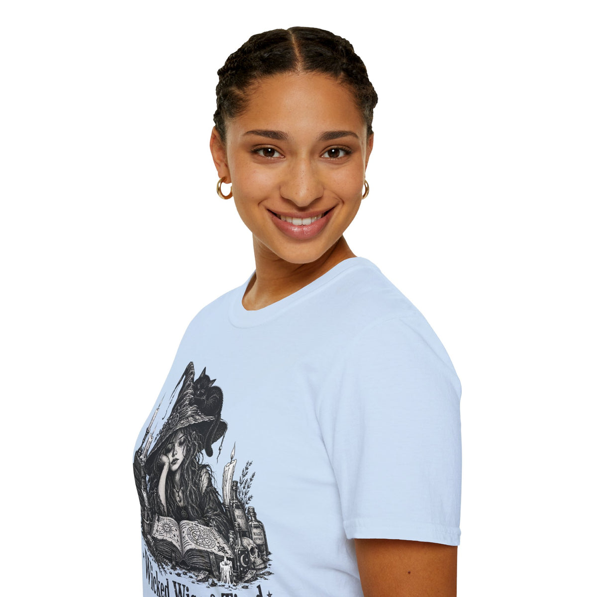 Wicked Wise & Tired Funny Exhausted Witch Mom T-Shirt