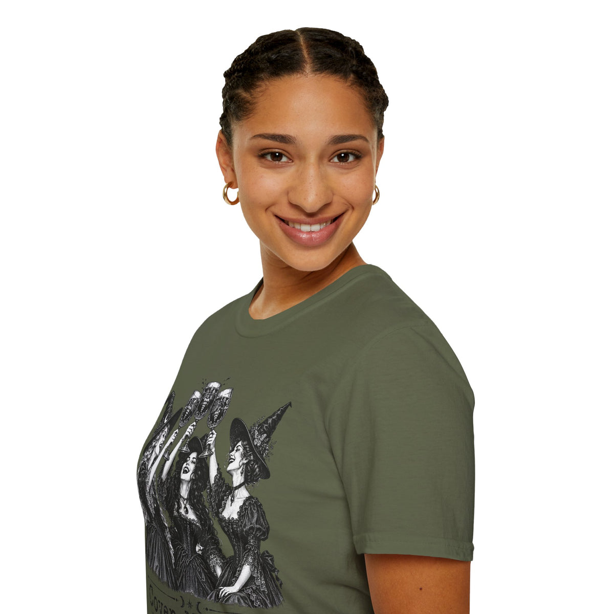 Coven Meeting Witch Wine T-Shirt