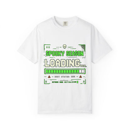 Spooky Season Loading Gamer Halloween Comfort Colors Tee