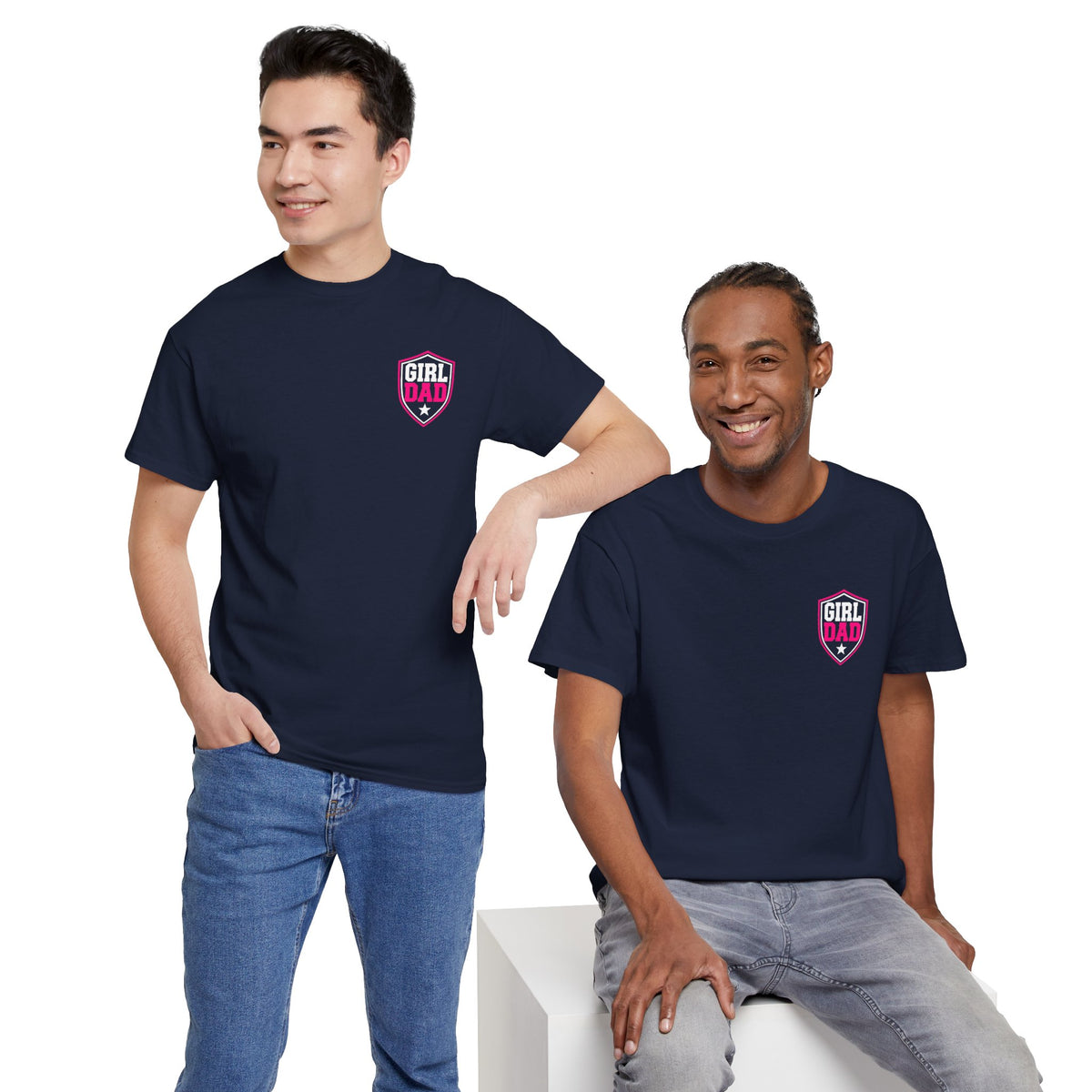 Girl Dad I Raise Strong Girls Graphic Tee