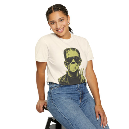 Frankenstein Bubblegum Peace Sign Comfort Colors T-Shirt